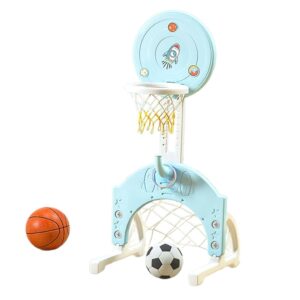 Multi-Functional Kids Sports Set – Basketball & Soccer